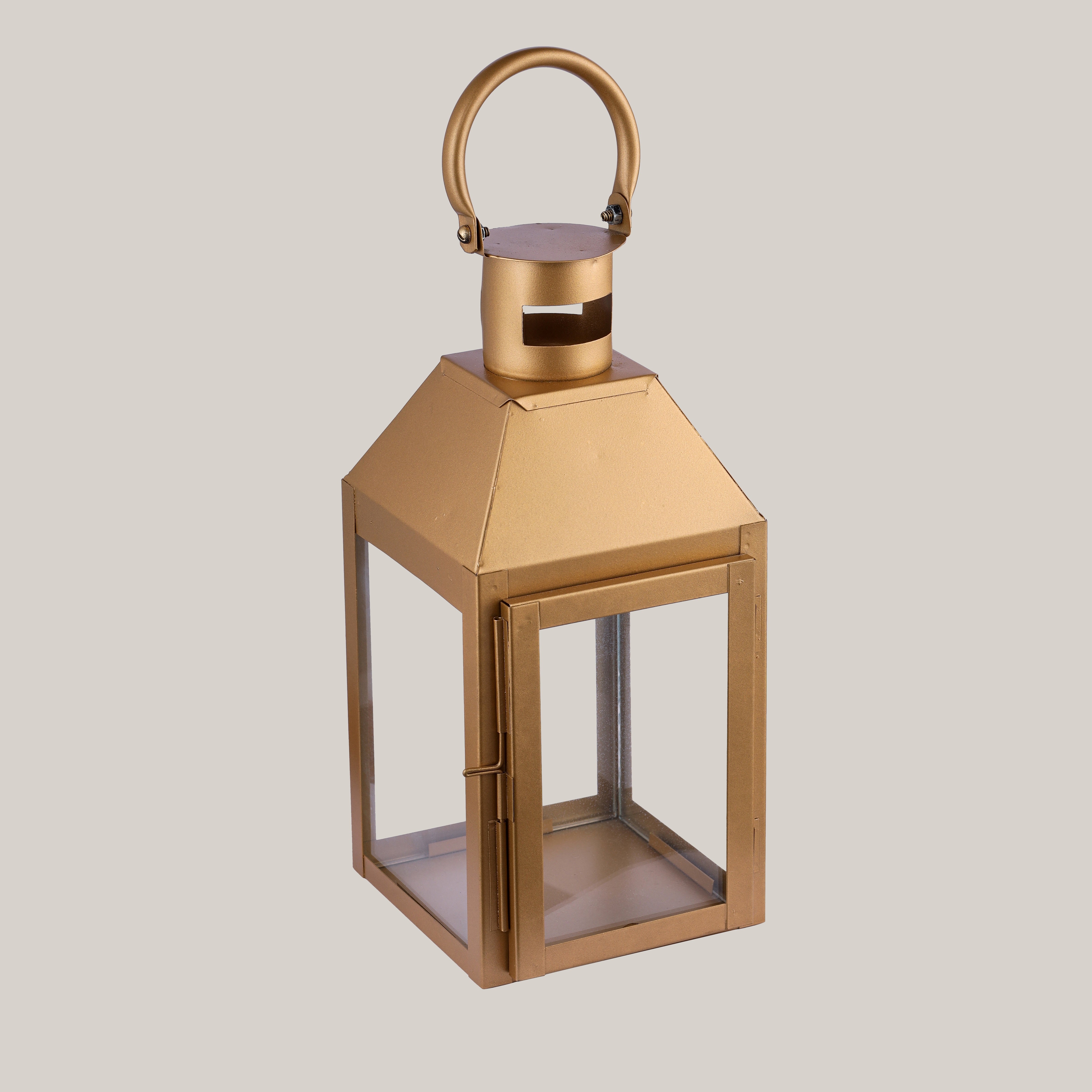 Metro Luxe Lantern Golden Small